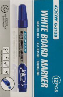 GXIN White Board Marker Refillable (Black Ink - G-213B)